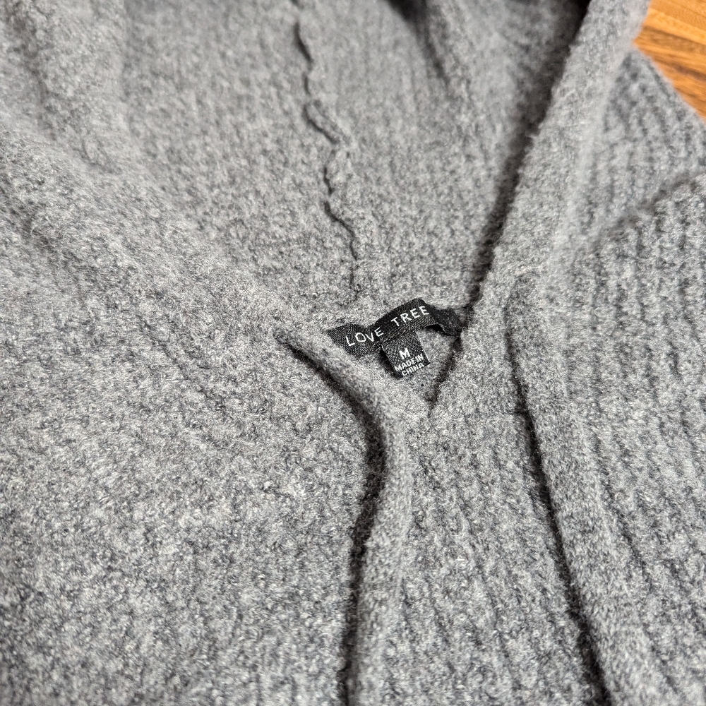 Cropped Sweater Hoodie